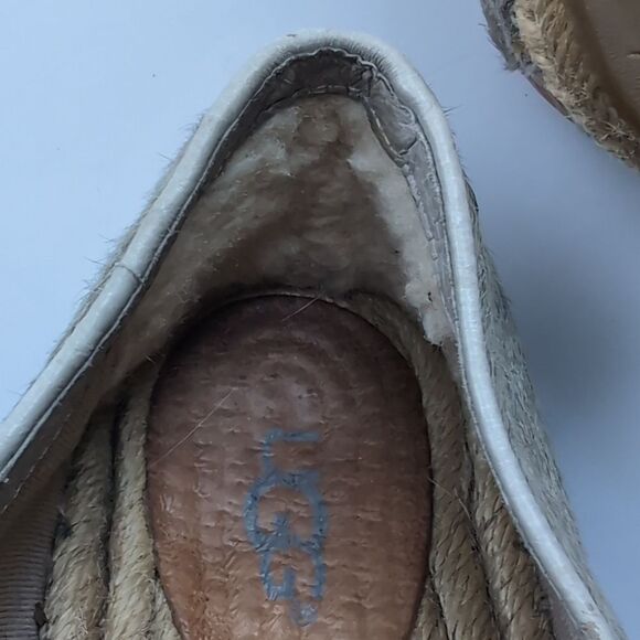 UGG Australia Sandrinne Calf Scale Genuine Leather Loafers Slip-Ons Casual Us7 - Picture 10 of 15